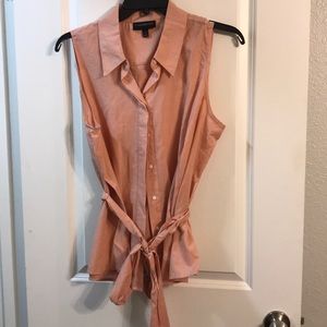 Tie waist shirt